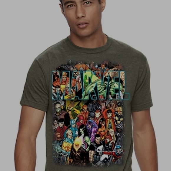 MARVEL ALL STARS TSHIRT SIZE XL EUC - Picture 1 of 5